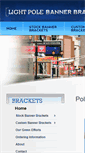 Mobile Screenshot of lightpolebannerbracket.com